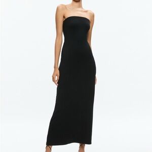Alice + Olivia Classic Black Strapless Dress